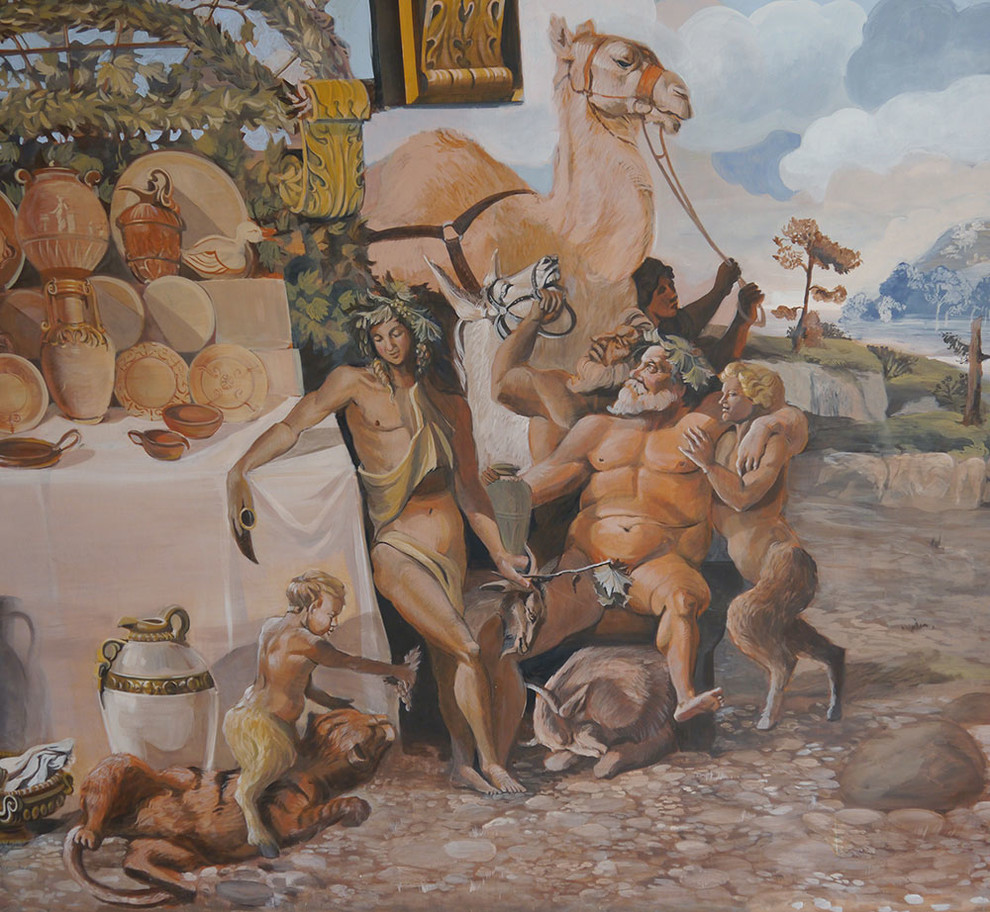 Роспись загородного котеджа