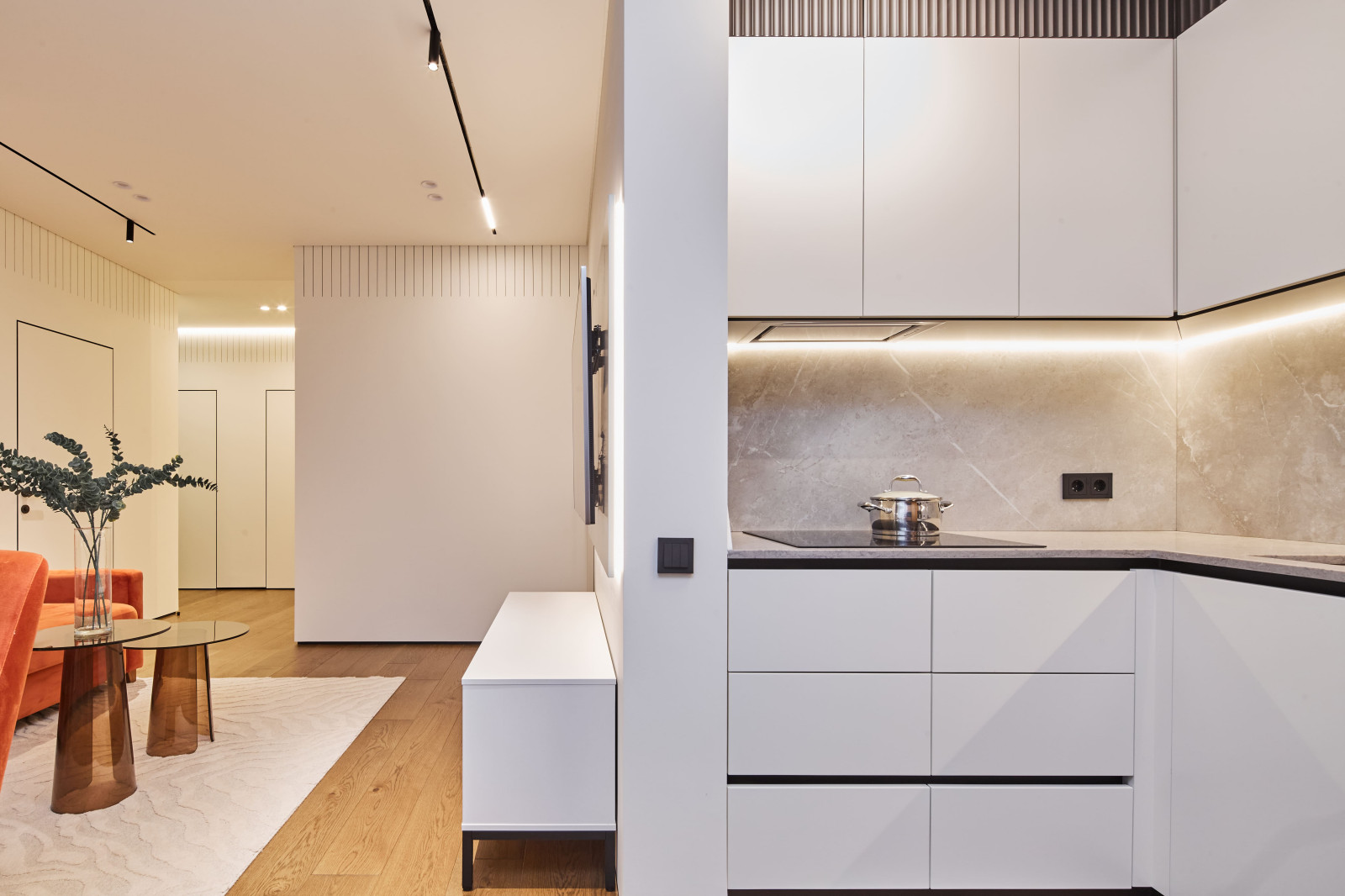 Современный дизайн трехкомнатной квартиры 112 кв. м.