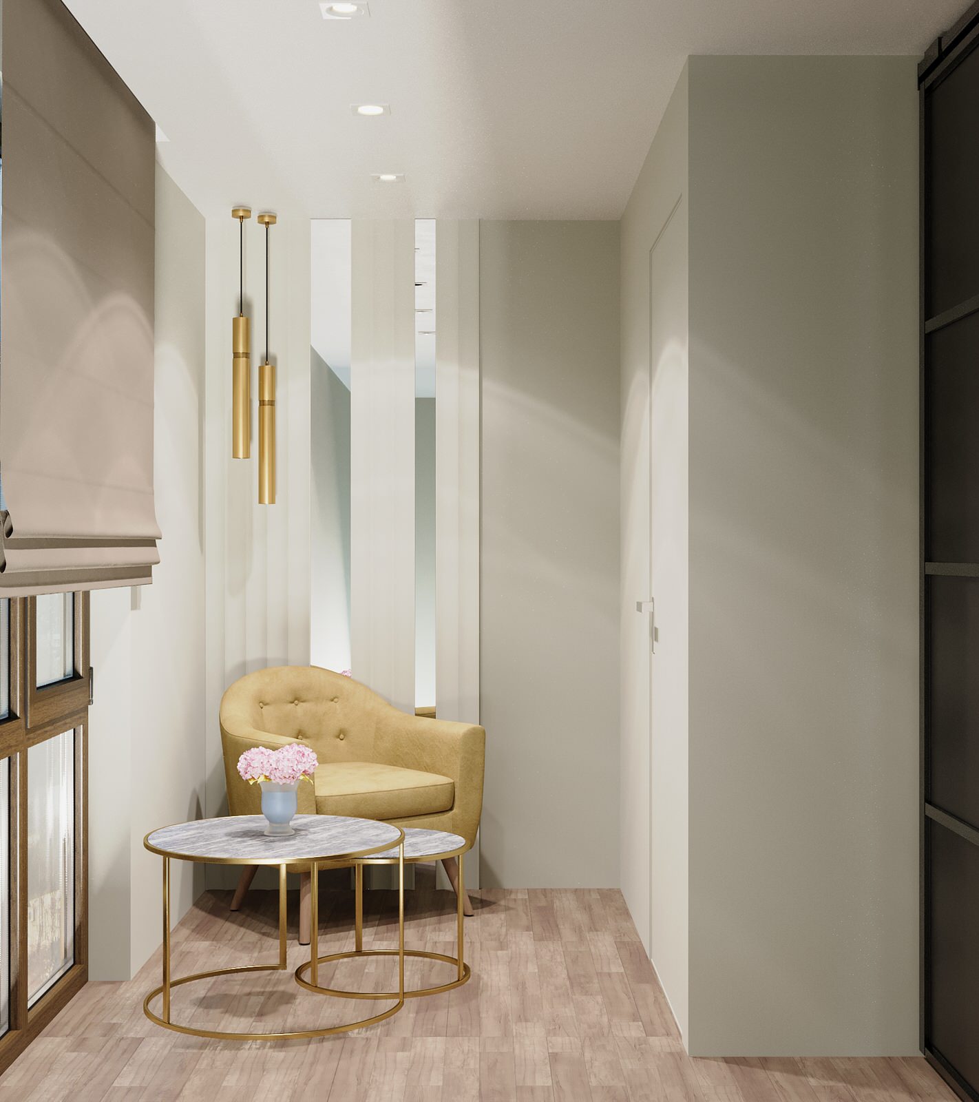 двухуровневая квартира в современном стиле