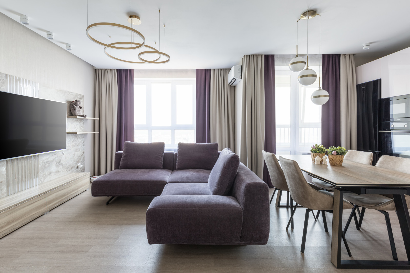 Контемпорари с видом на реку ЖК «Планета» - 80 м2