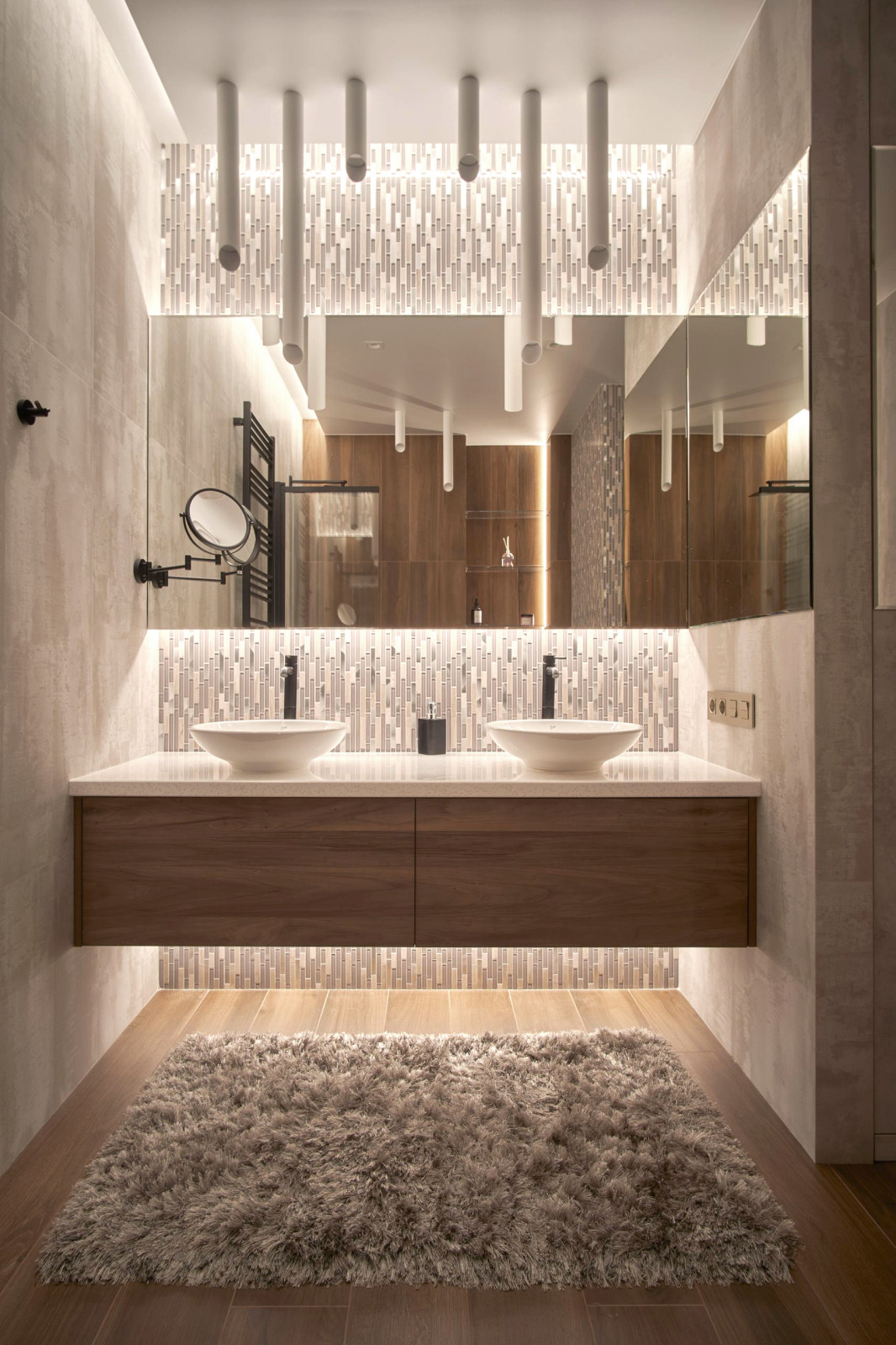 Обложка проекта: Ванная комната 8,5 кв.м. 2022 г. Фотографии.