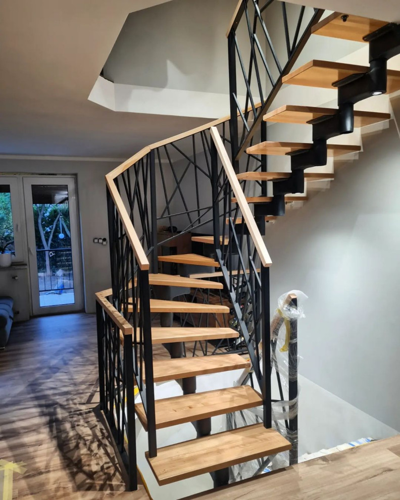 Винтовая лестница в стиле лофт