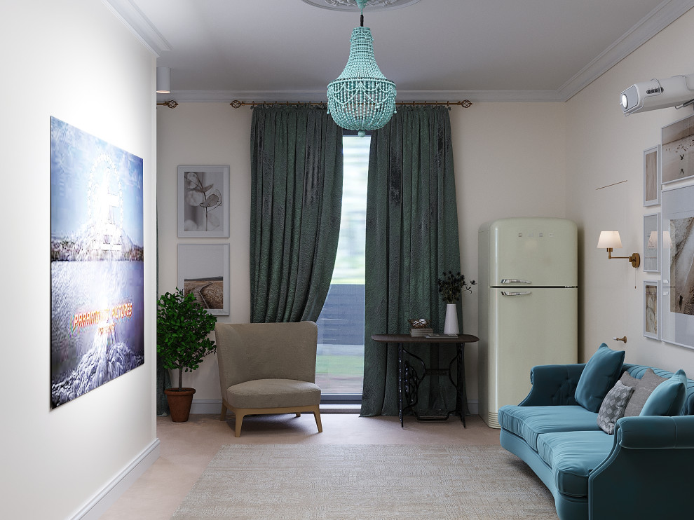 Обложка проекта: Частичная визуализация комнат частного дома г. Санкт-Петербург