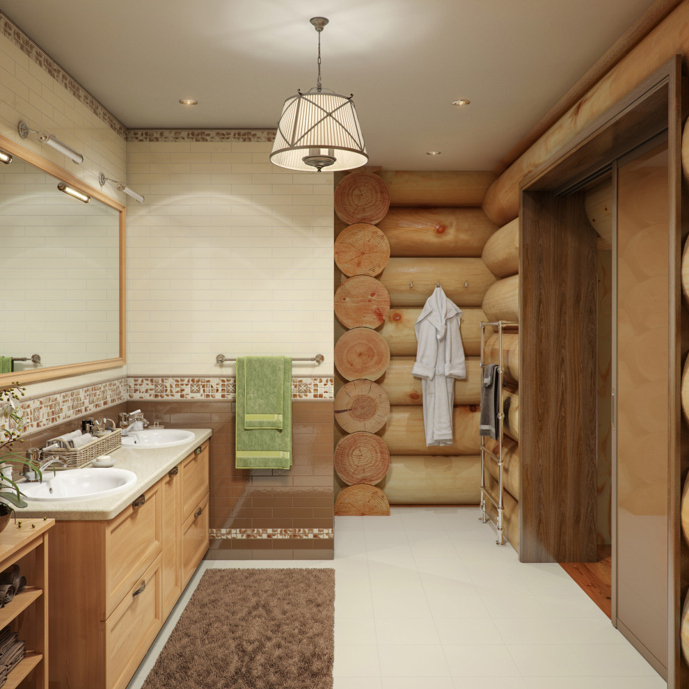 Дизайн интерьера деревянного дома