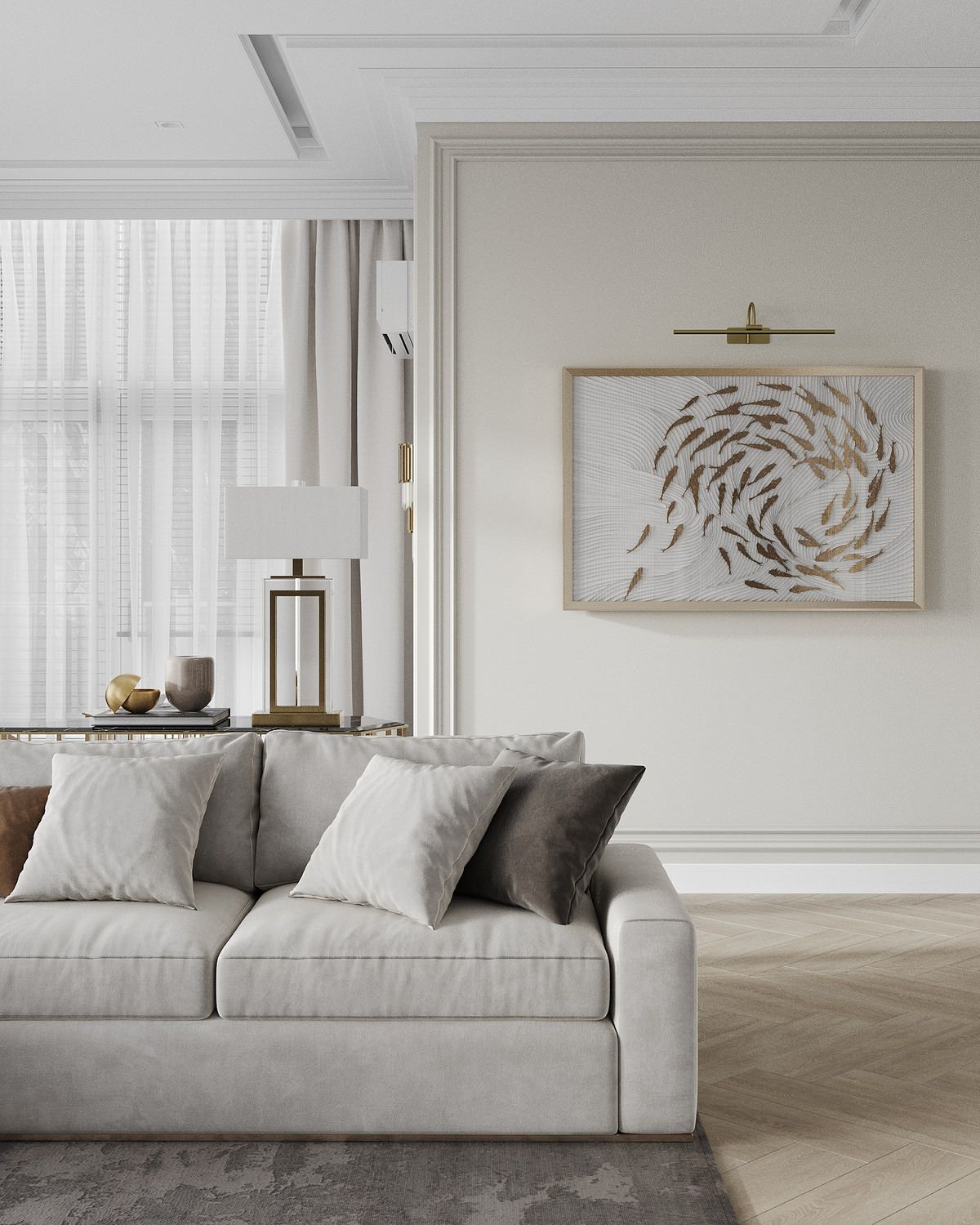 Дизайн-проект двухкомнатной квартиры для семейной пары