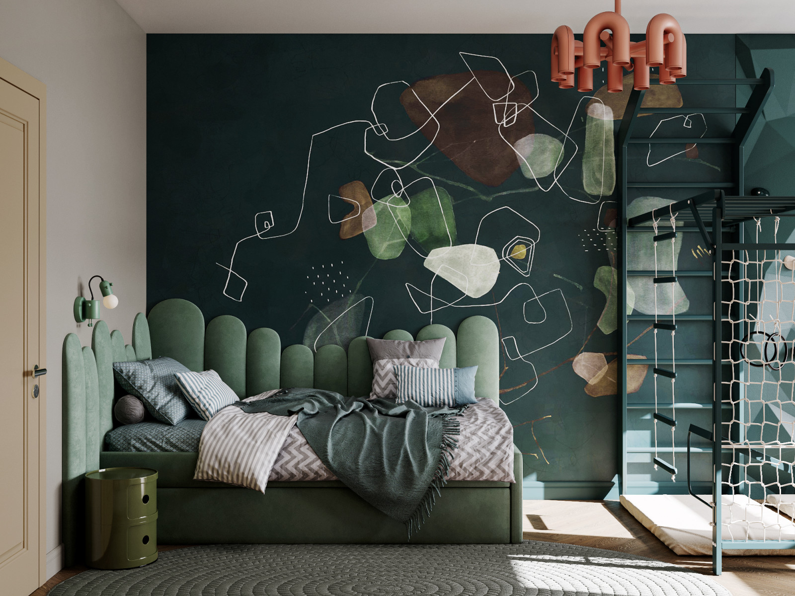 Детская с зоной для занятий спортом