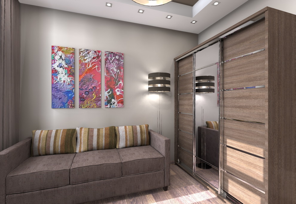 Дизайн-проект квартиры в ЖК "Дирижабль" на Профсоюзной ул.