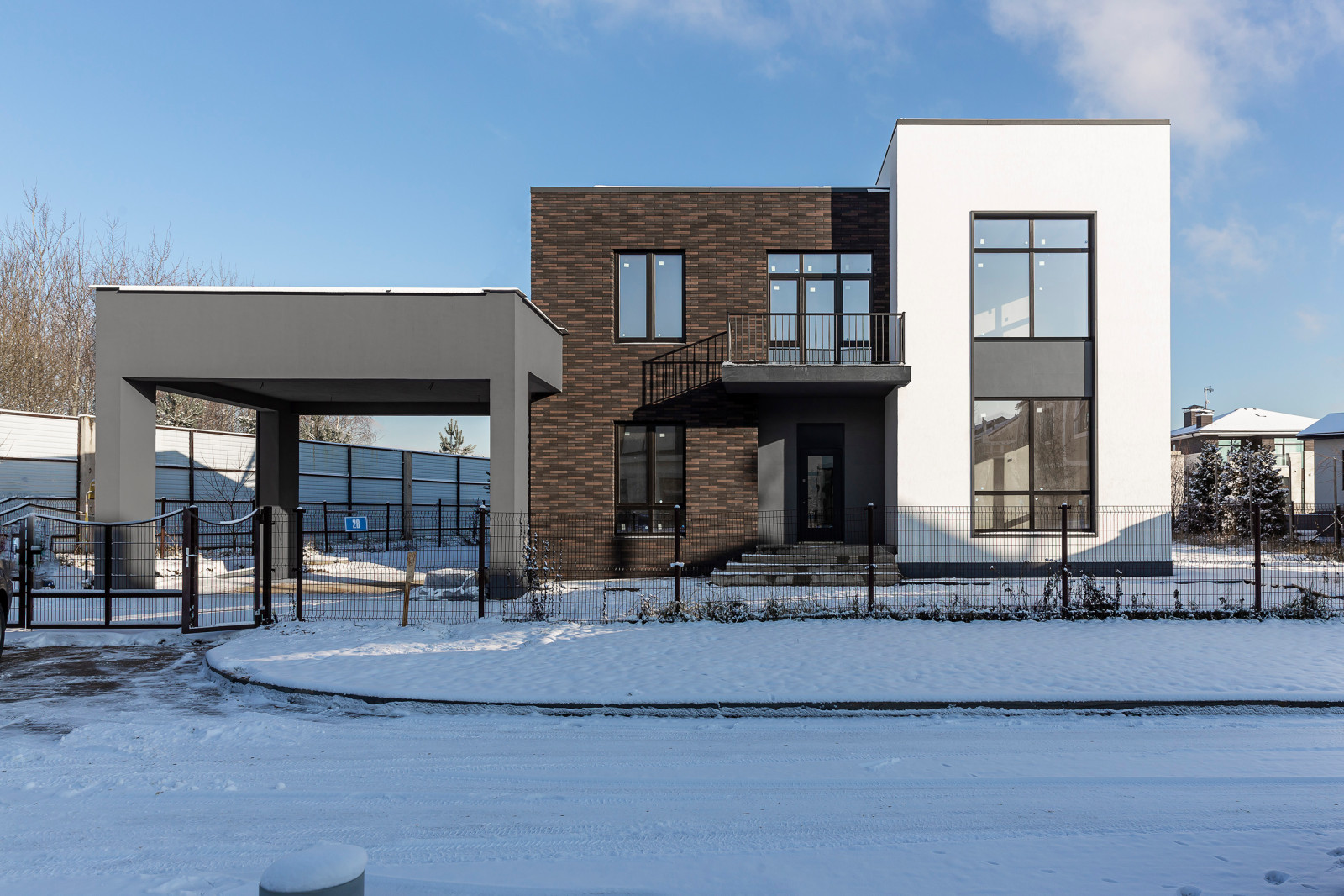 Обложка проекта: Проект Жилого дома в стиле минимализм к.п. Новорижский