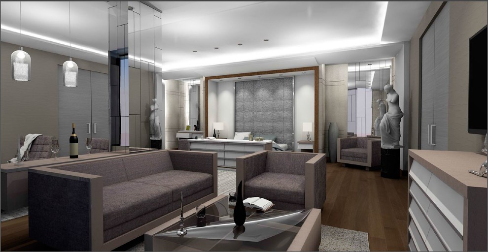 Комната для сна больших размеров