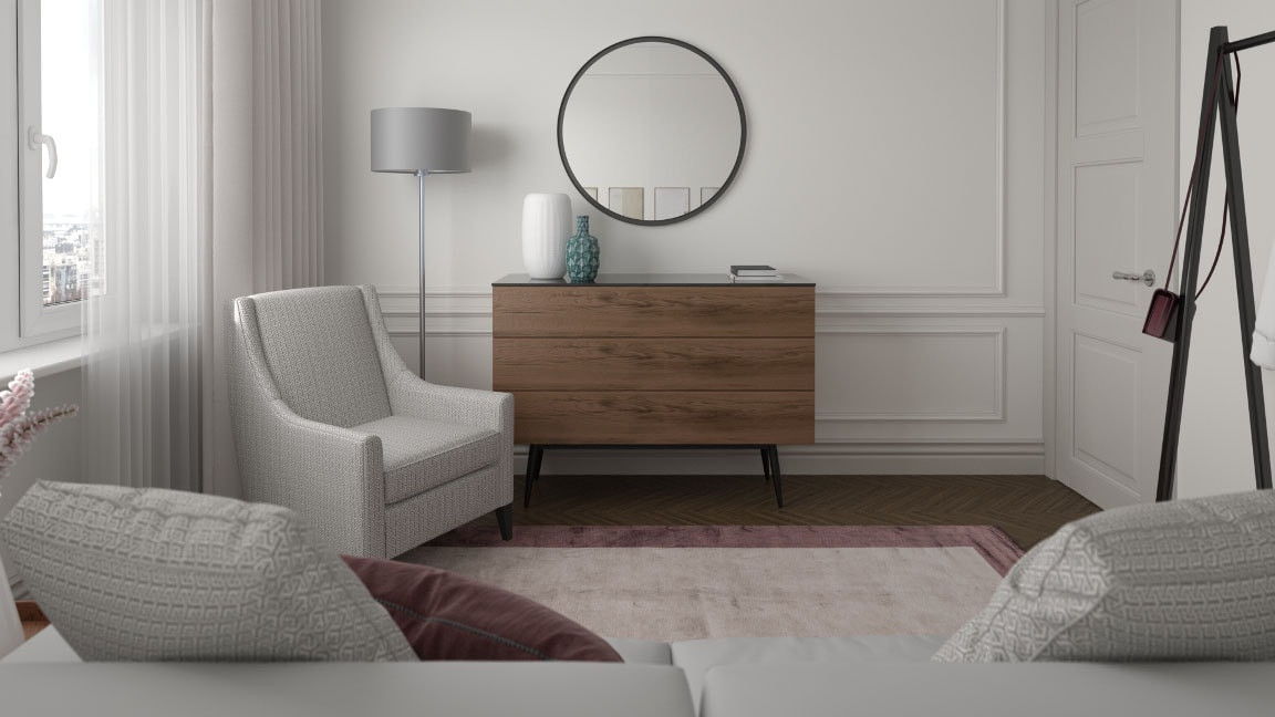 ЖК Октябрьское Поле, 3 комнаты, 60 м²