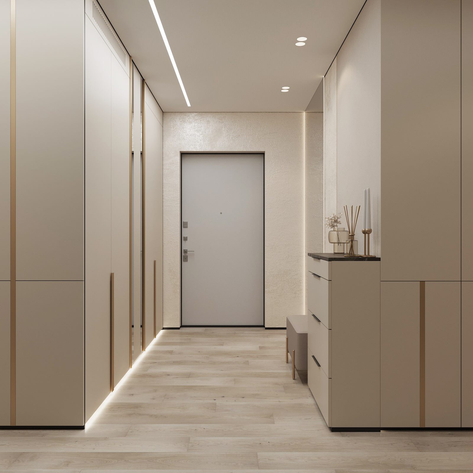 2023г. Интерьер квартиры 134 м2 в ЖК "Чикаго"