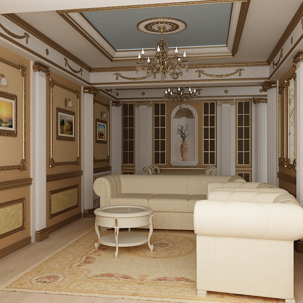 Квартира в стиле классицизм