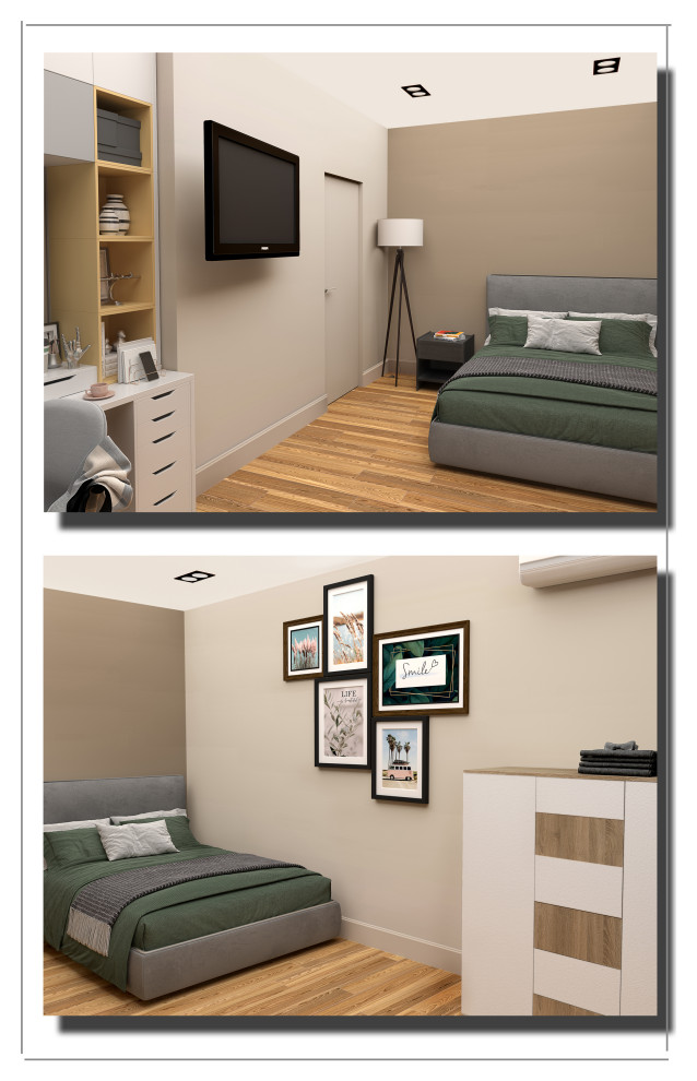 Дизайн проект двухкомнатной квартиры.