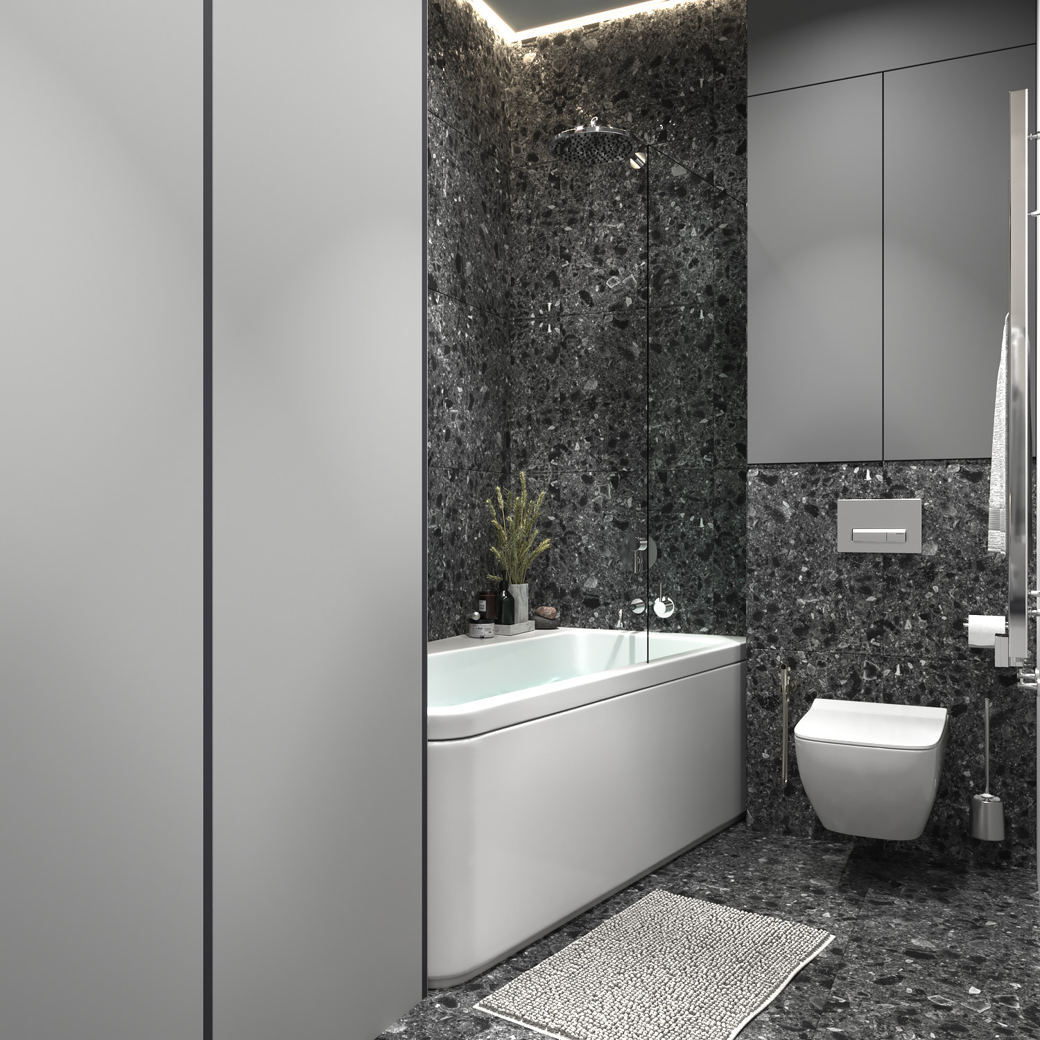 Проект квартиры в Москве 100 м.кв