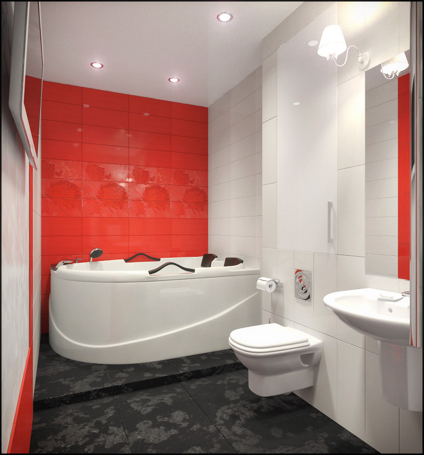 Ванные комнаты моих заказчиков и моя ванная