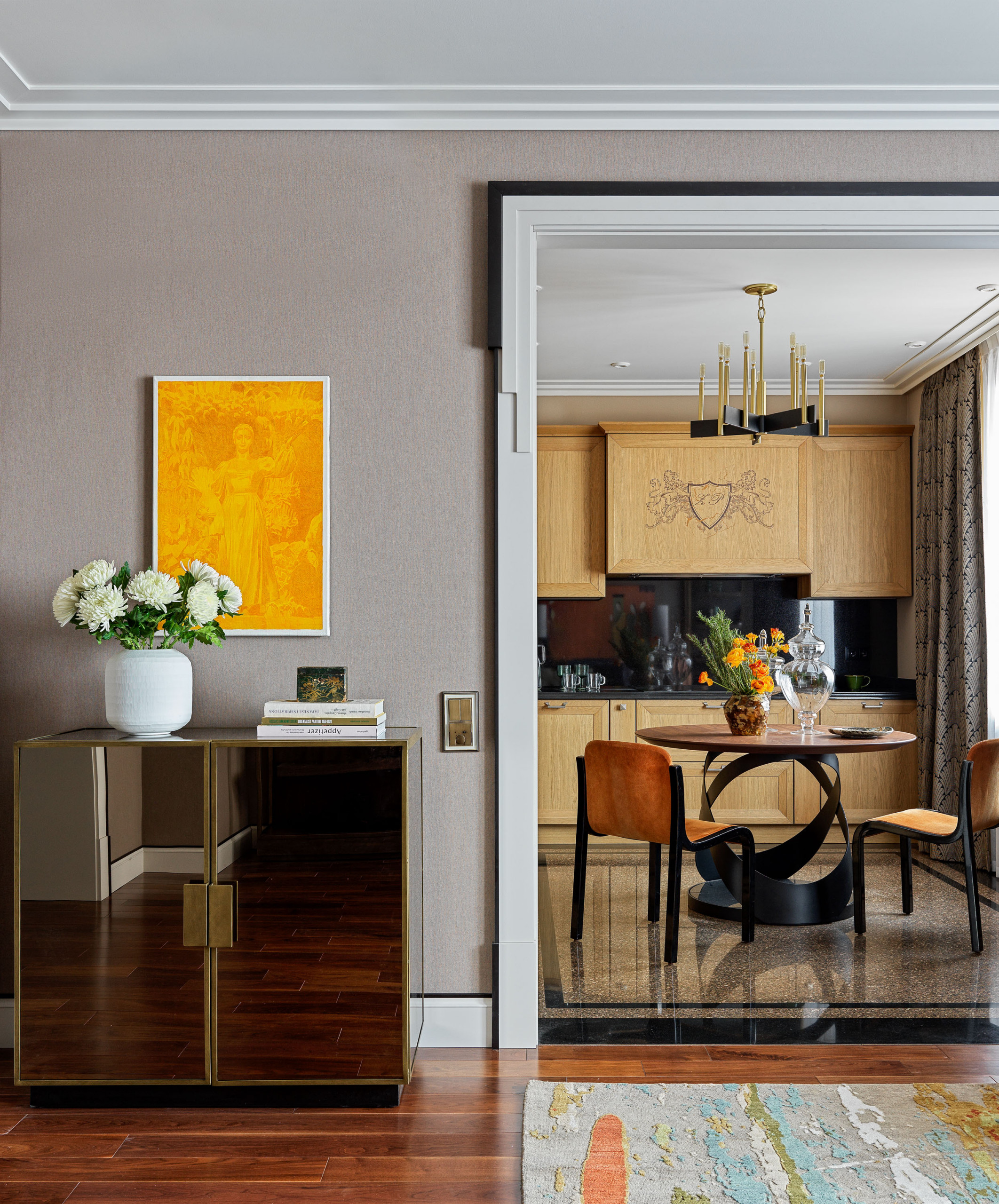 Houzz тур: Квартира на Таганке с элементами ар деко