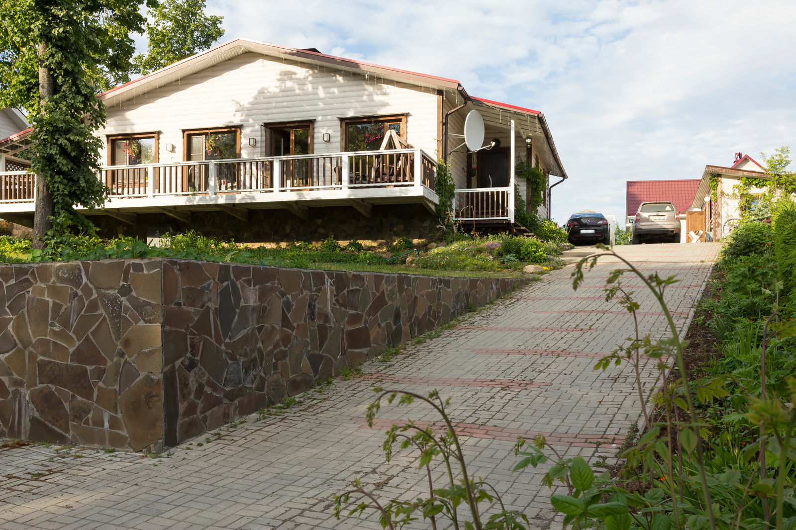 Ландшафт участка загородного дома (Маткачи)