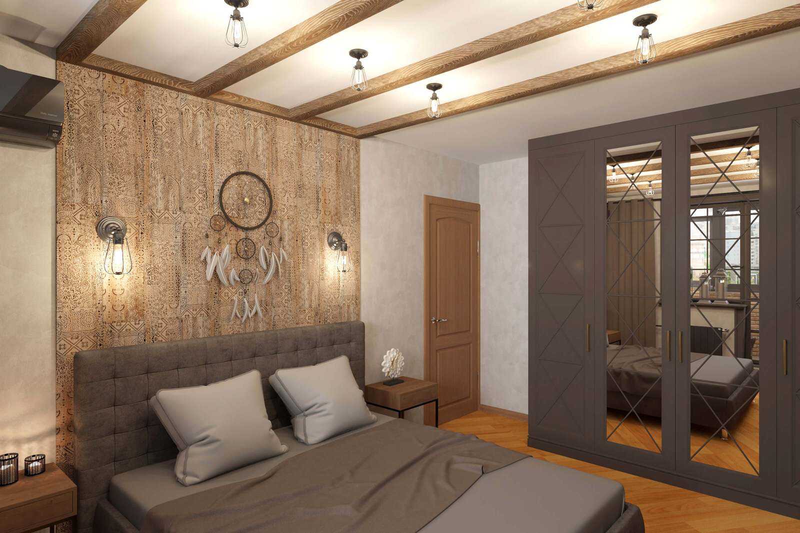 Трехкомнатная квартира 75м2 в стиле лофт, в доме серии П-3