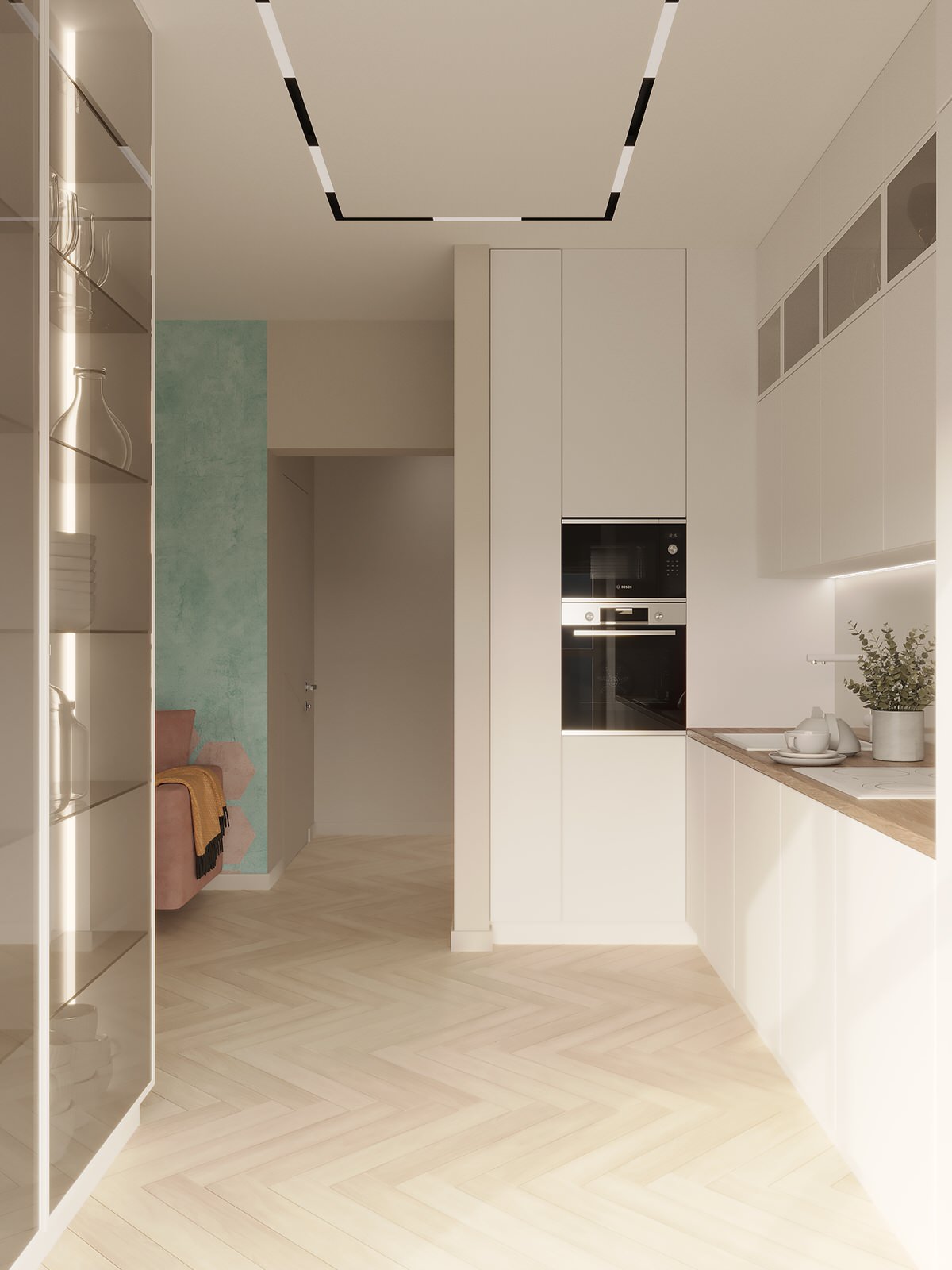 Проект 2-к квартиры 45м2 в ЖК Сочи Парк