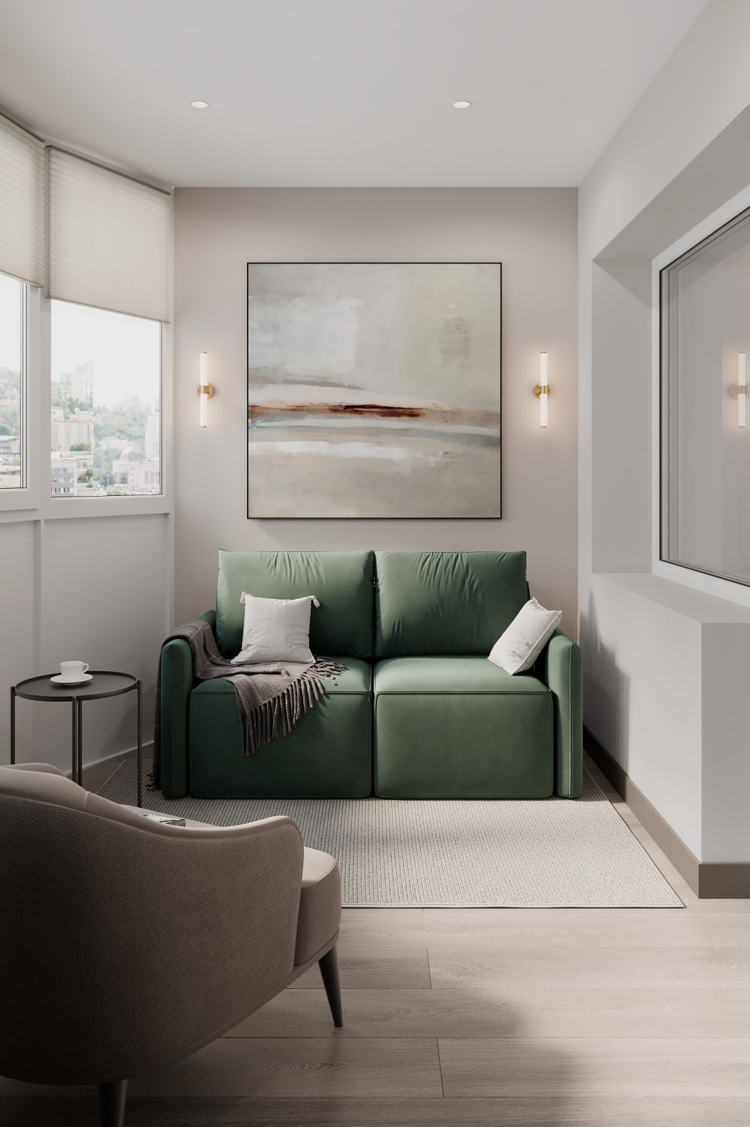 Белый интерьер