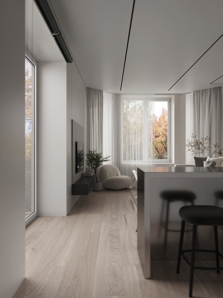 Частный дом в п. Южный с стиле минимализм