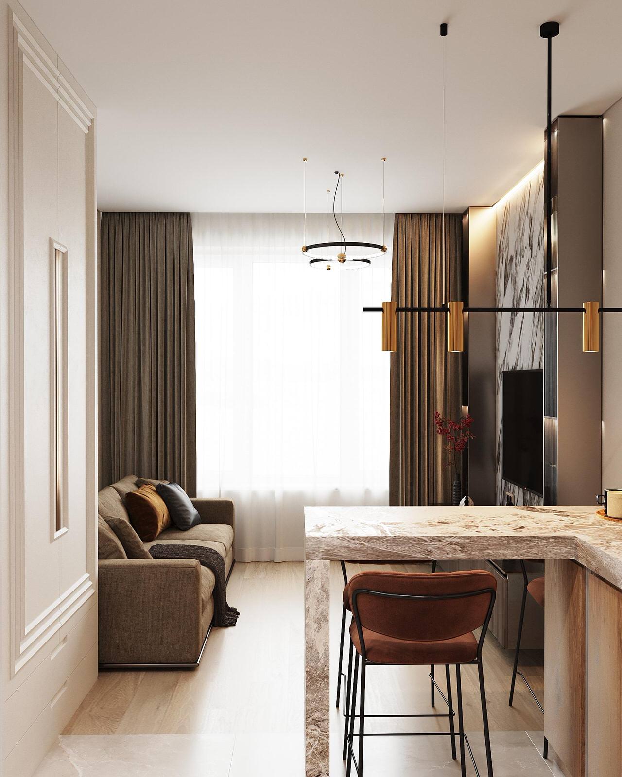 Дизайн проект квартиры на Большой Филевской