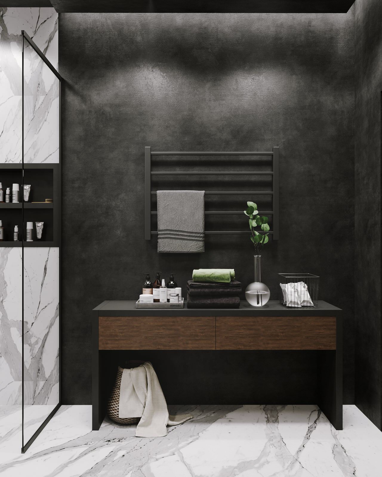 Art Deco in loft space