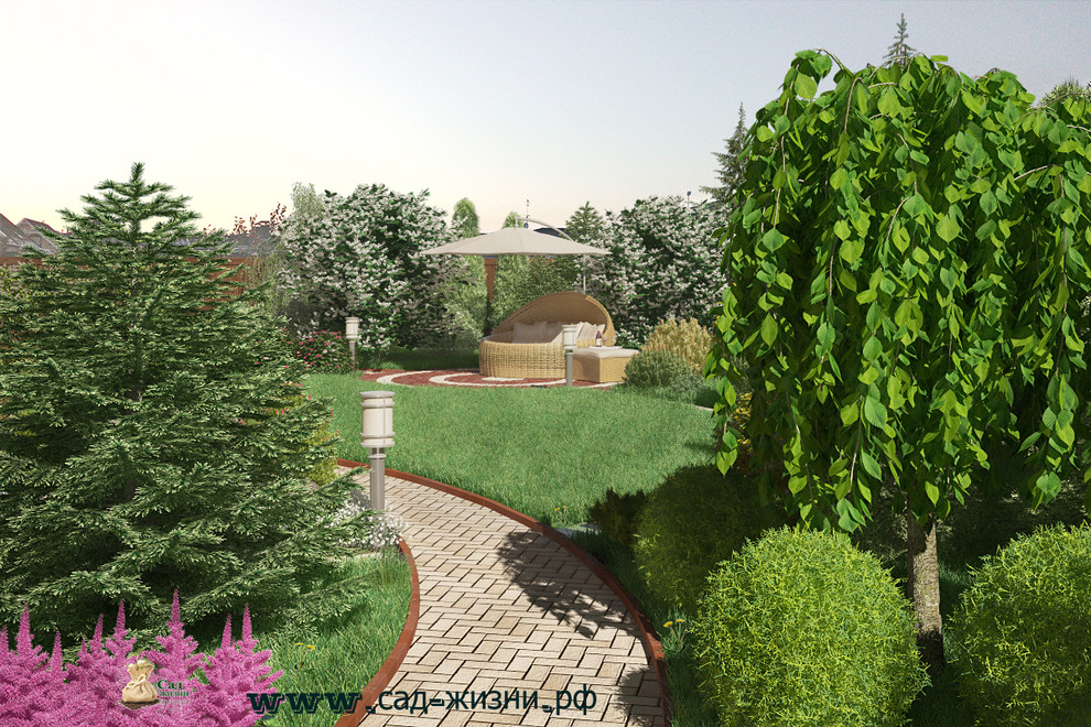 Дизайн частного участка в г. Малый Петербург