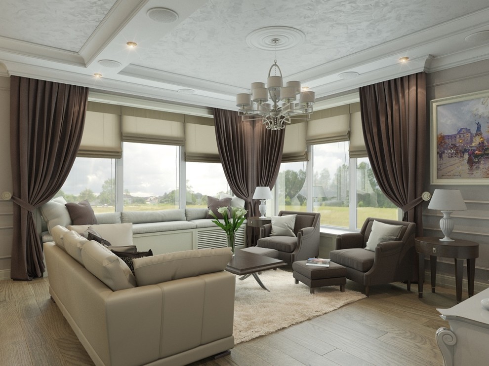 Обложка проекта: Дизайн интерьера частного коттеджа в г. Щелково