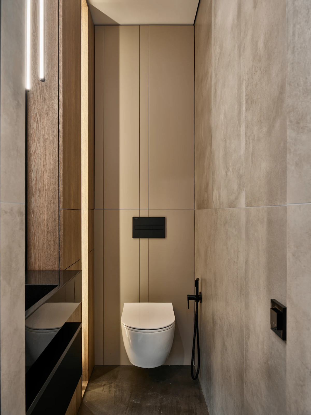 Обложка проекта: Дизайн проект квартиры 60м2.  Коридор и Ванные