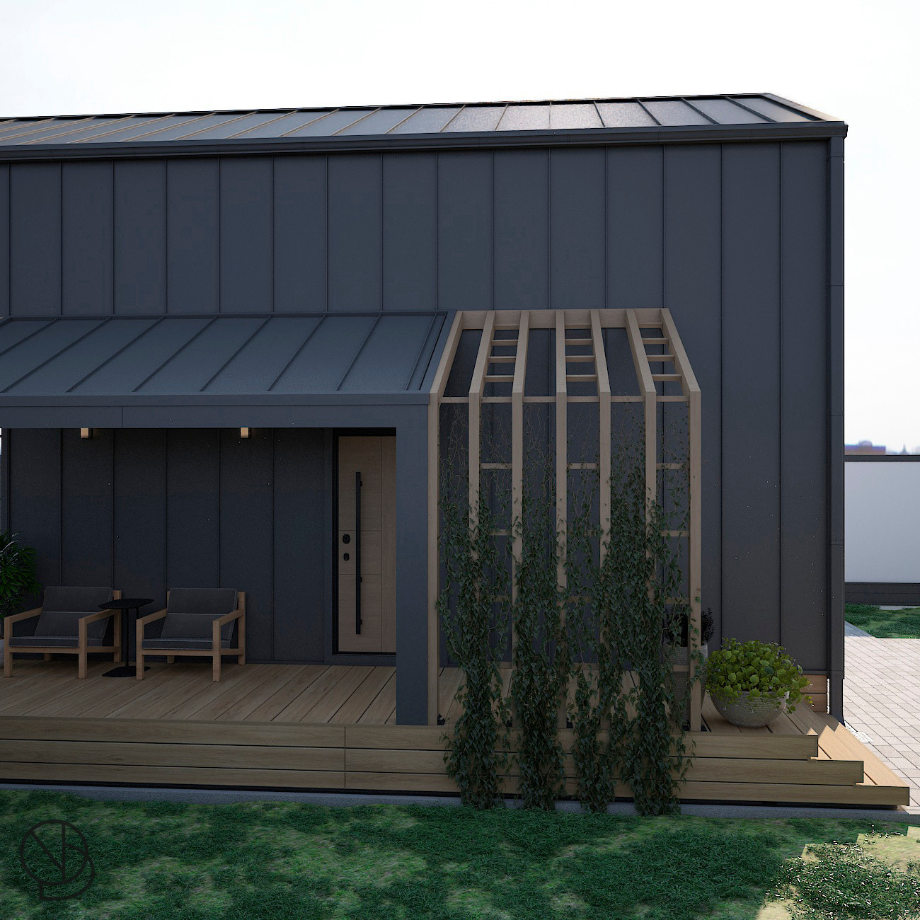 Банхаус, вход