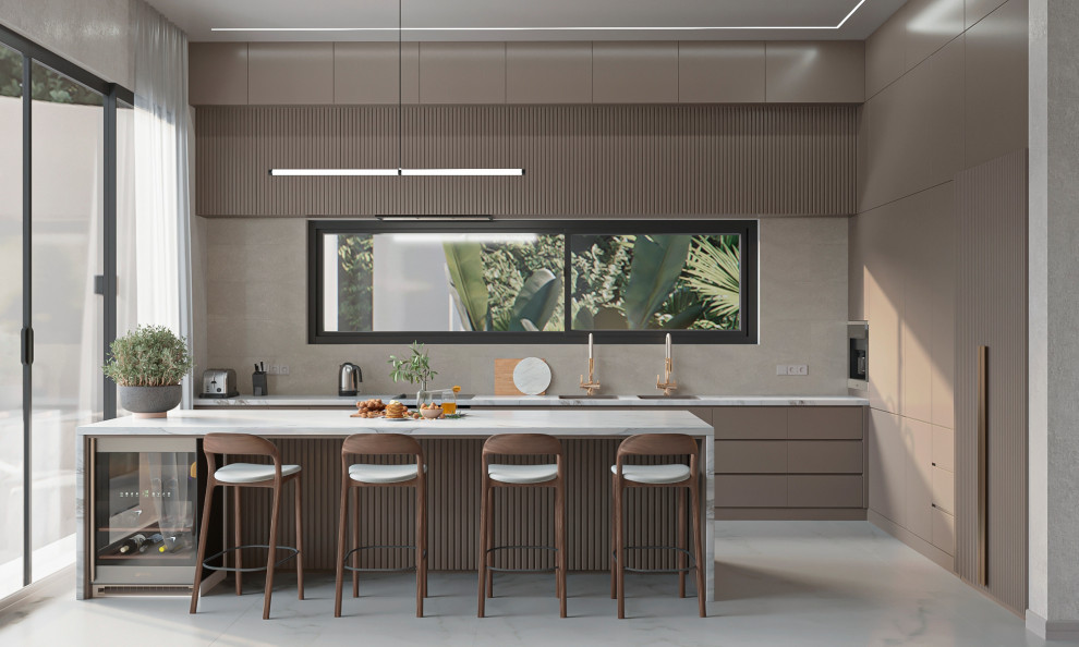 Дизайн опенспейса в Израиле 1 вариант