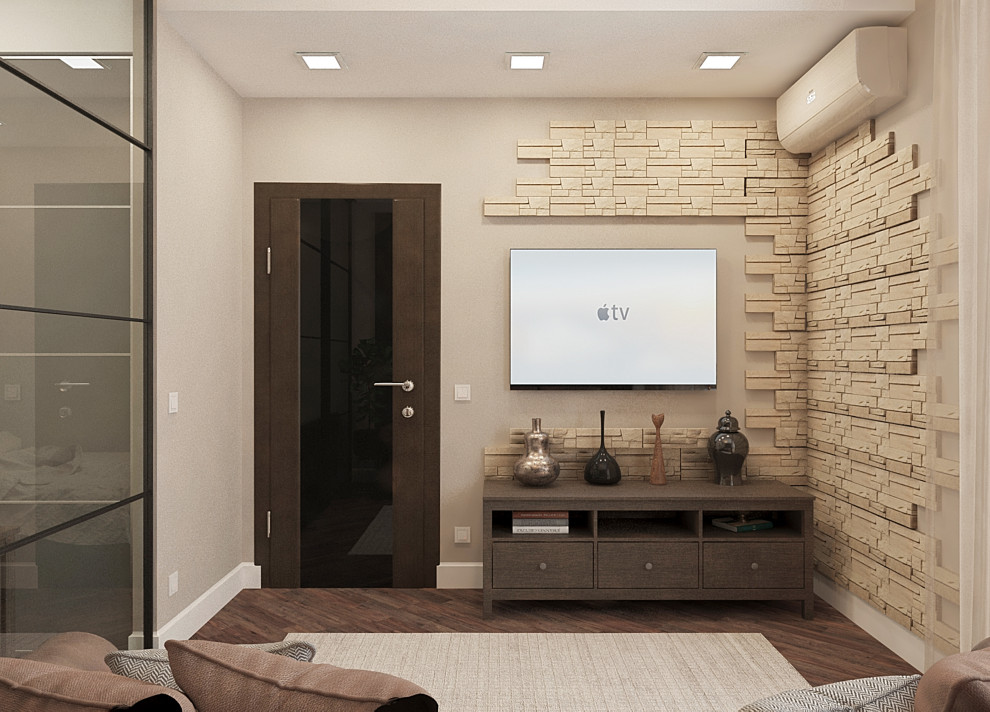 Дизайн-проект однокомнатной квартиры г. Тверь ул. Румянцево