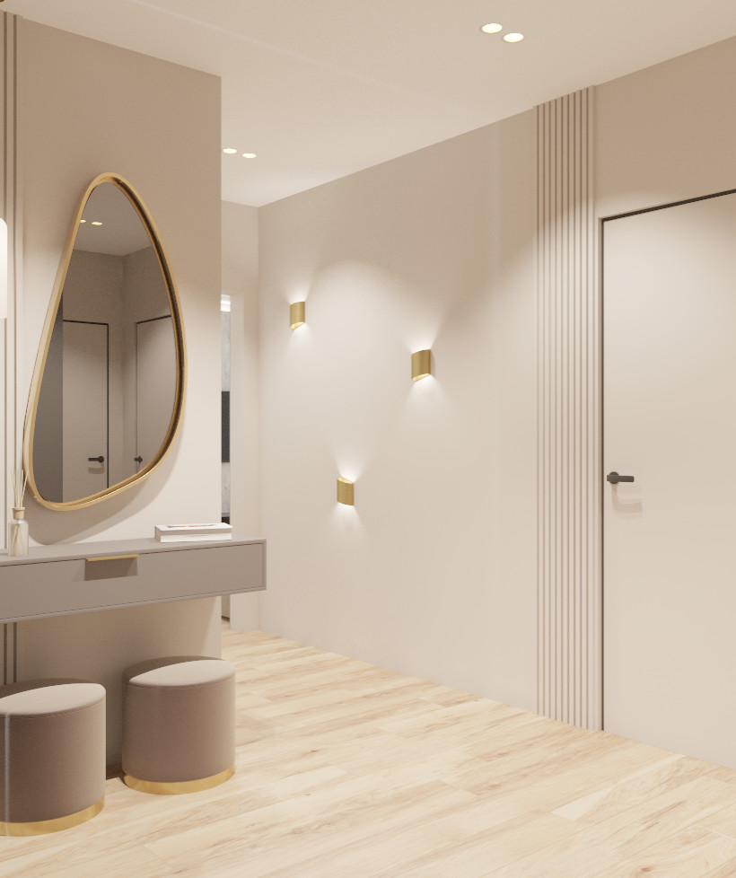 прихожая в ЖК Ньютон