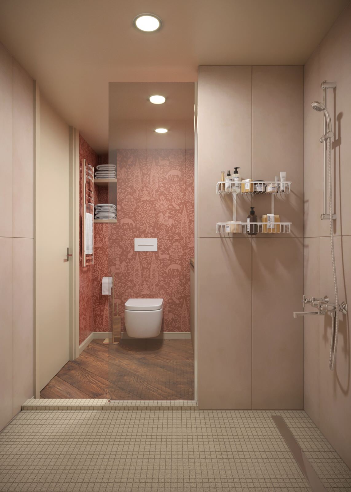 Левое крыло. Санузел