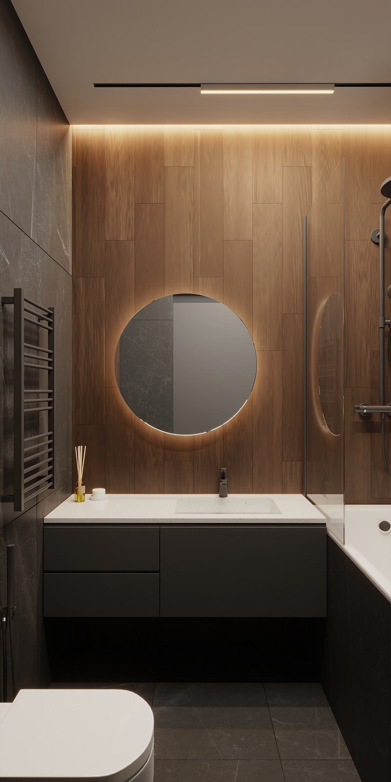 Дизайн интерьера 1к квартиры в ЖК Зиларт