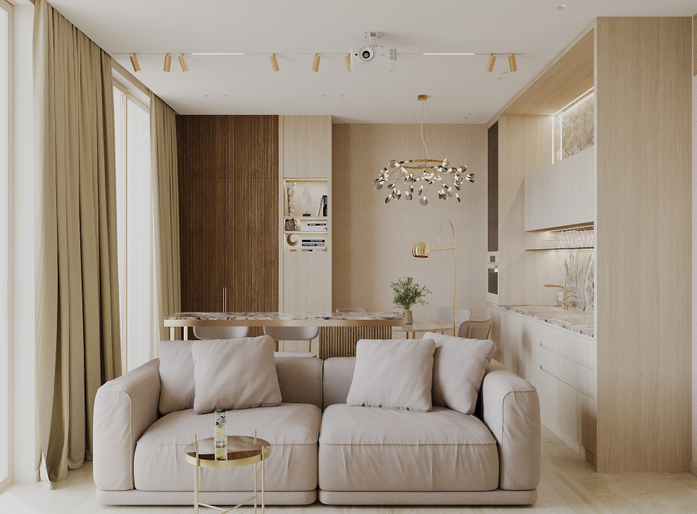 Интерьер Гостиной-кухни