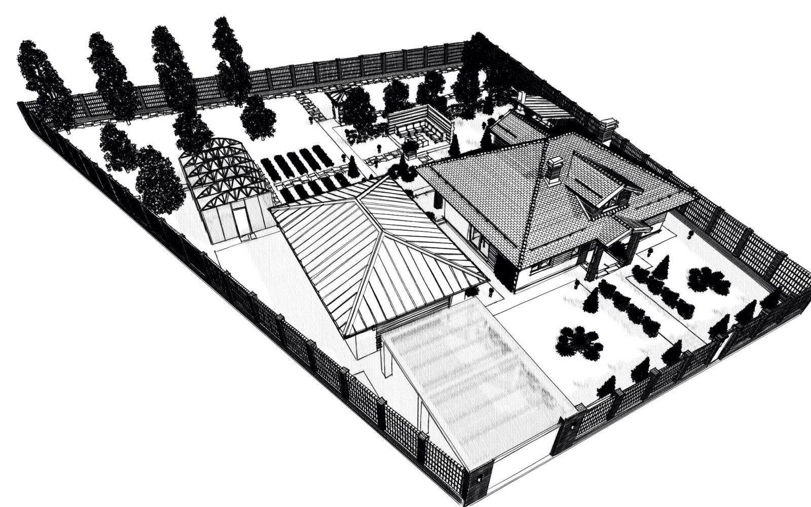 Эскизный проект благоустройства участка 3