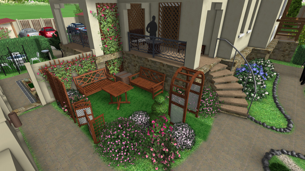 Приусадебная территория минигостинницы