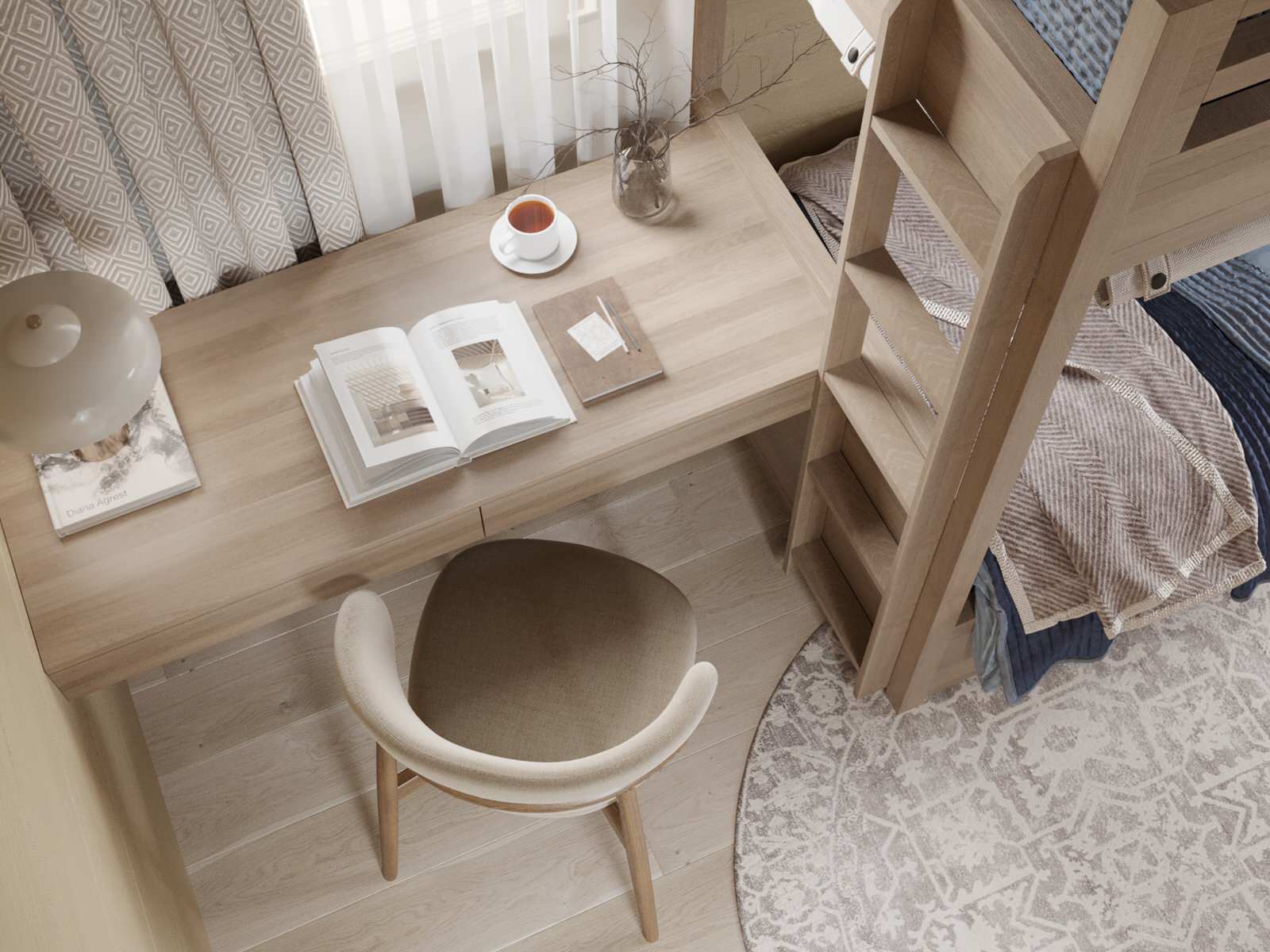 Дизайн интерьера дома из клееного бруса