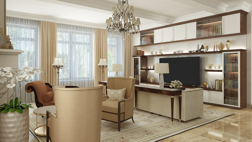 Интерьер дома 450 кв.м.