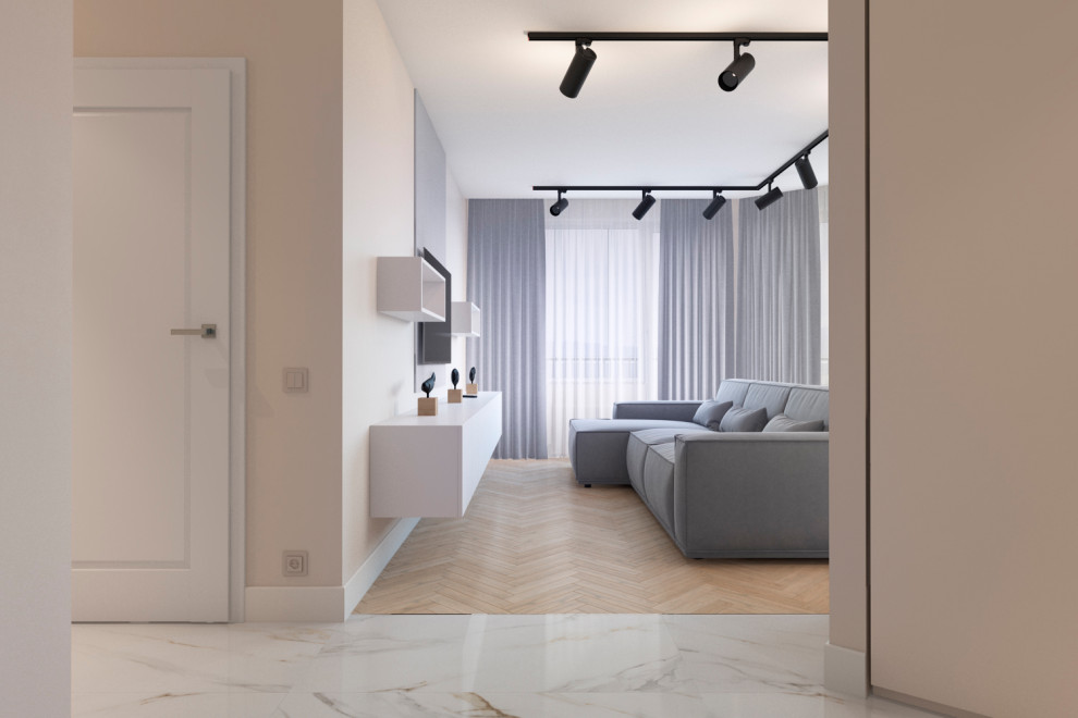 Обложка проекта: Квартира для семьи сотрудника тренерского штаба ФК "Зенит".