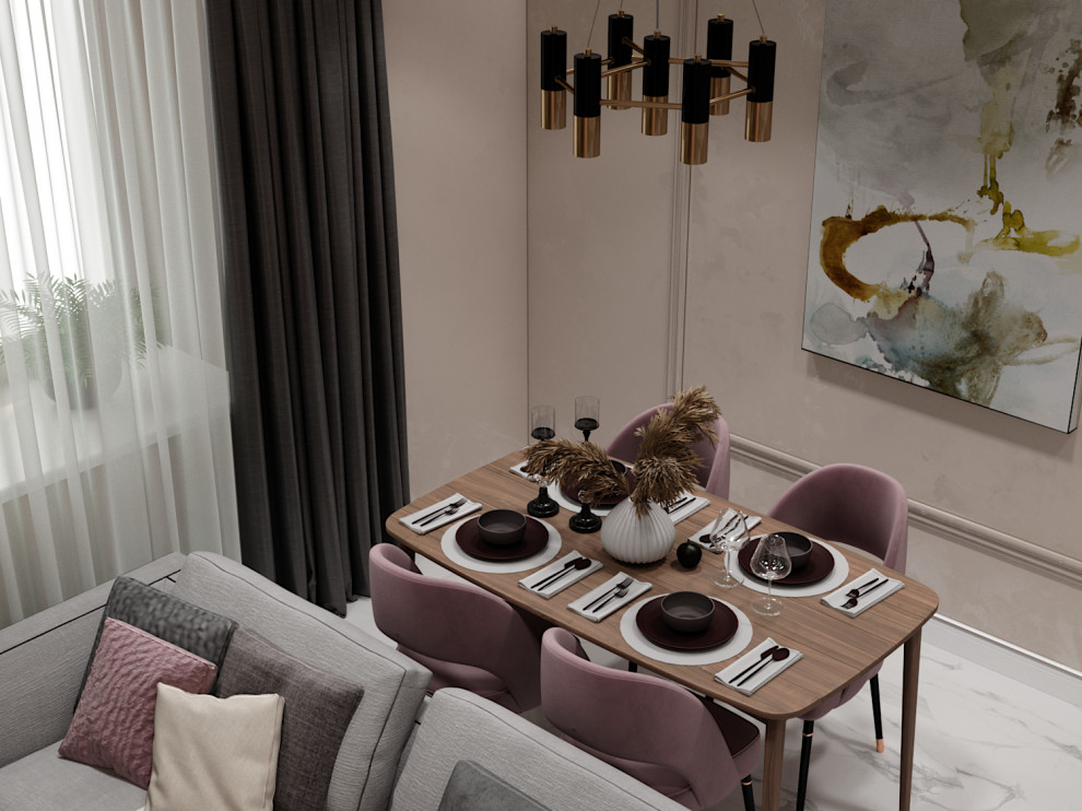 Дизайн проект 2х комнатной квартиры