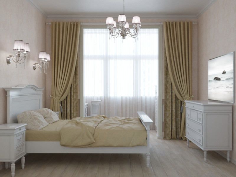 Проект квартиры  в Выхино в  стиле неоклассика