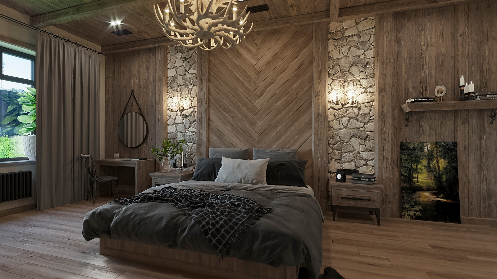 Летняя кухня в комплексе жилых построек