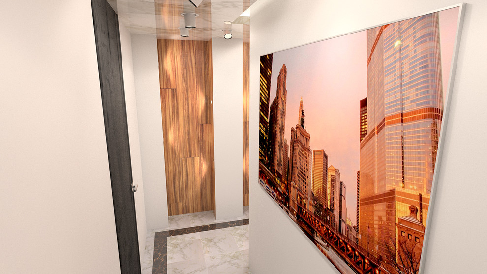 Дизайн-проект квартиры в стиле минимализм ЖК «Новый Оккервиль»