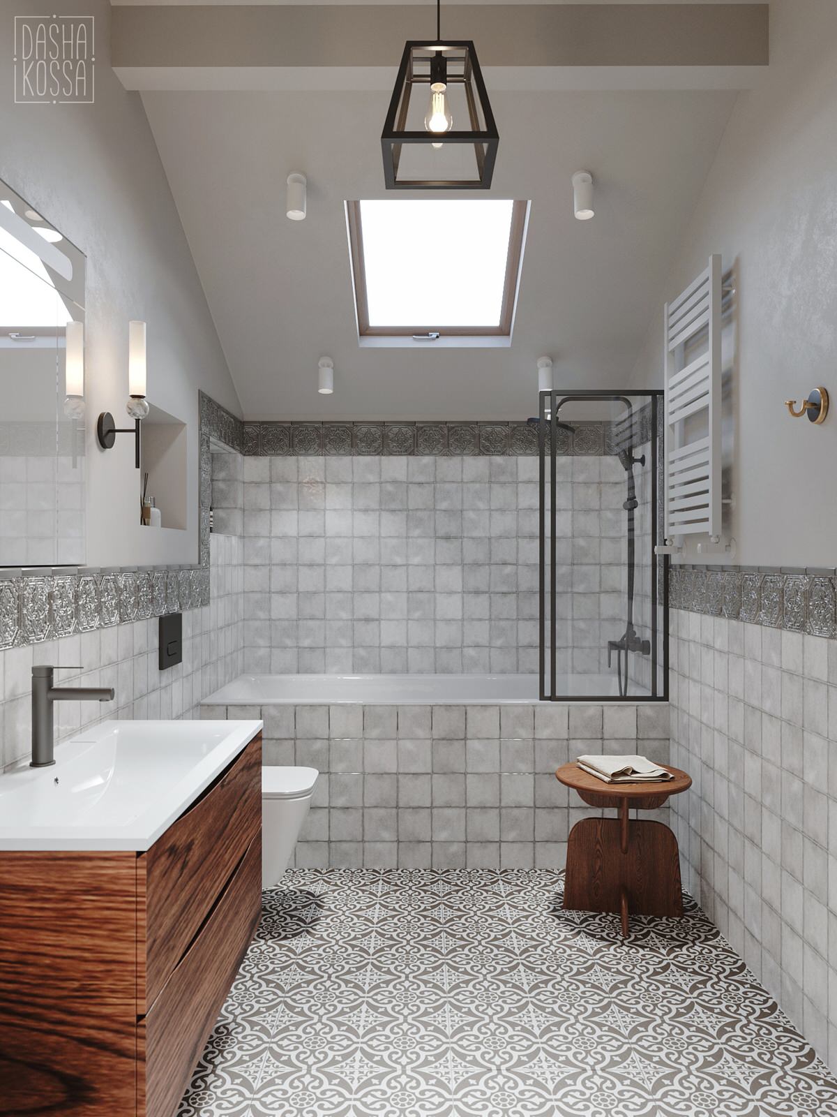 Двухуровневая квартира, шоу рум для девелоперов