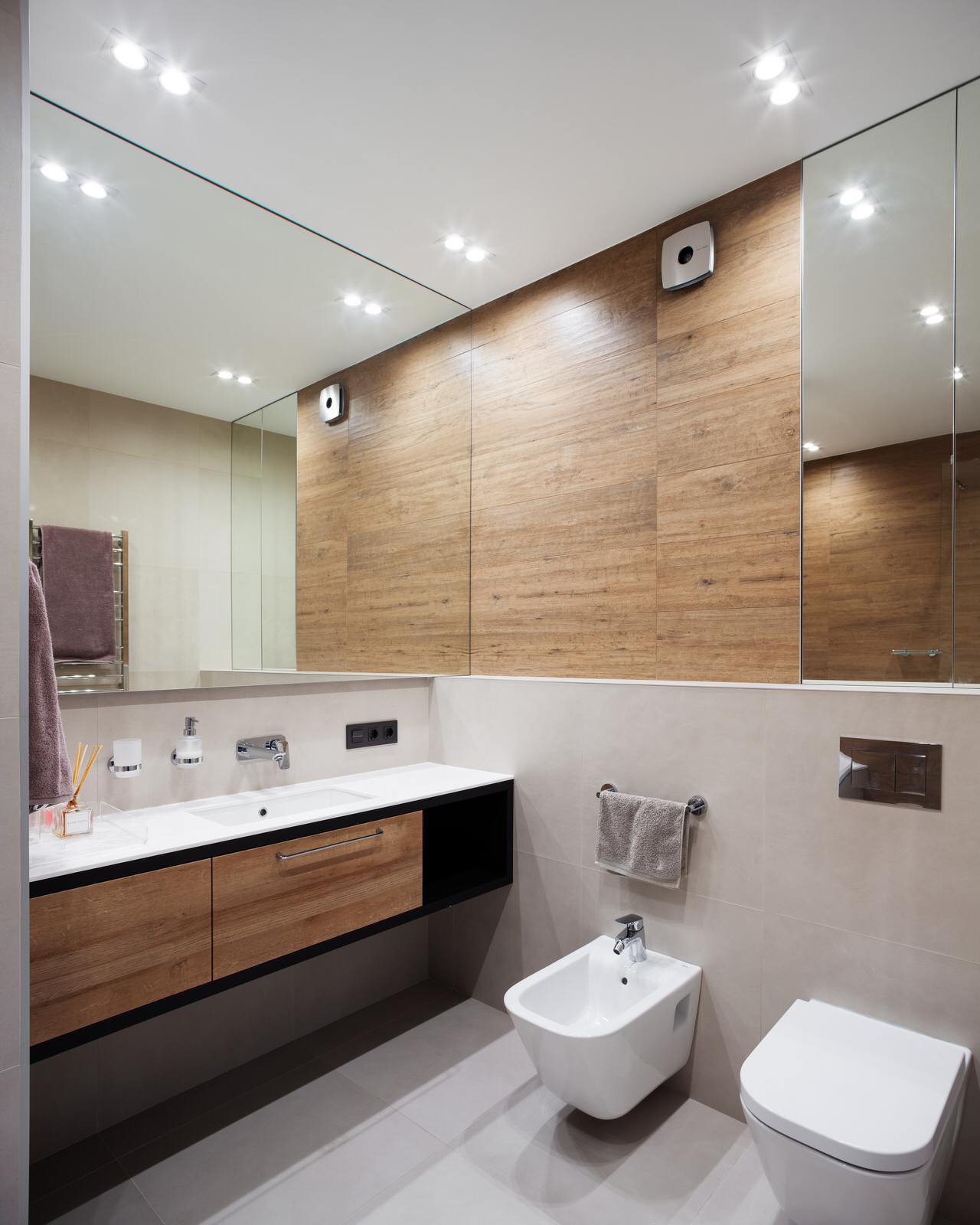 Интерьер квартиры R18-R19 в комплексе апартаментов Radius Central House