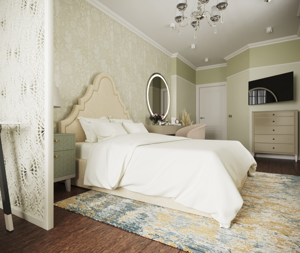 Дизайн проект для молодой семьи в ЖК Уфимский Кремль