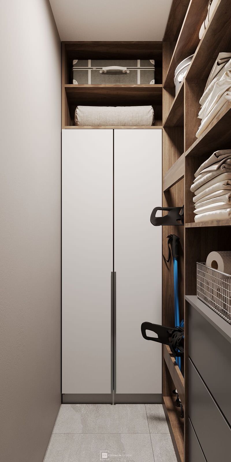 Стильная квартира с панорамными окнами даже в санузле